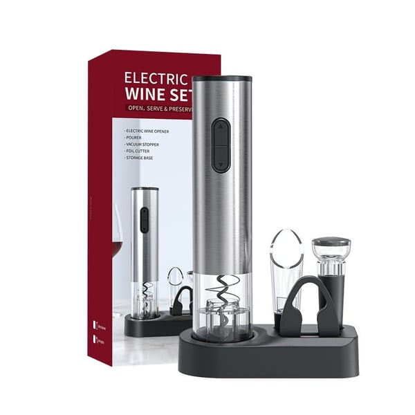 VinoMaster™ – 6-i-1 elektrisk vinöppnare & set