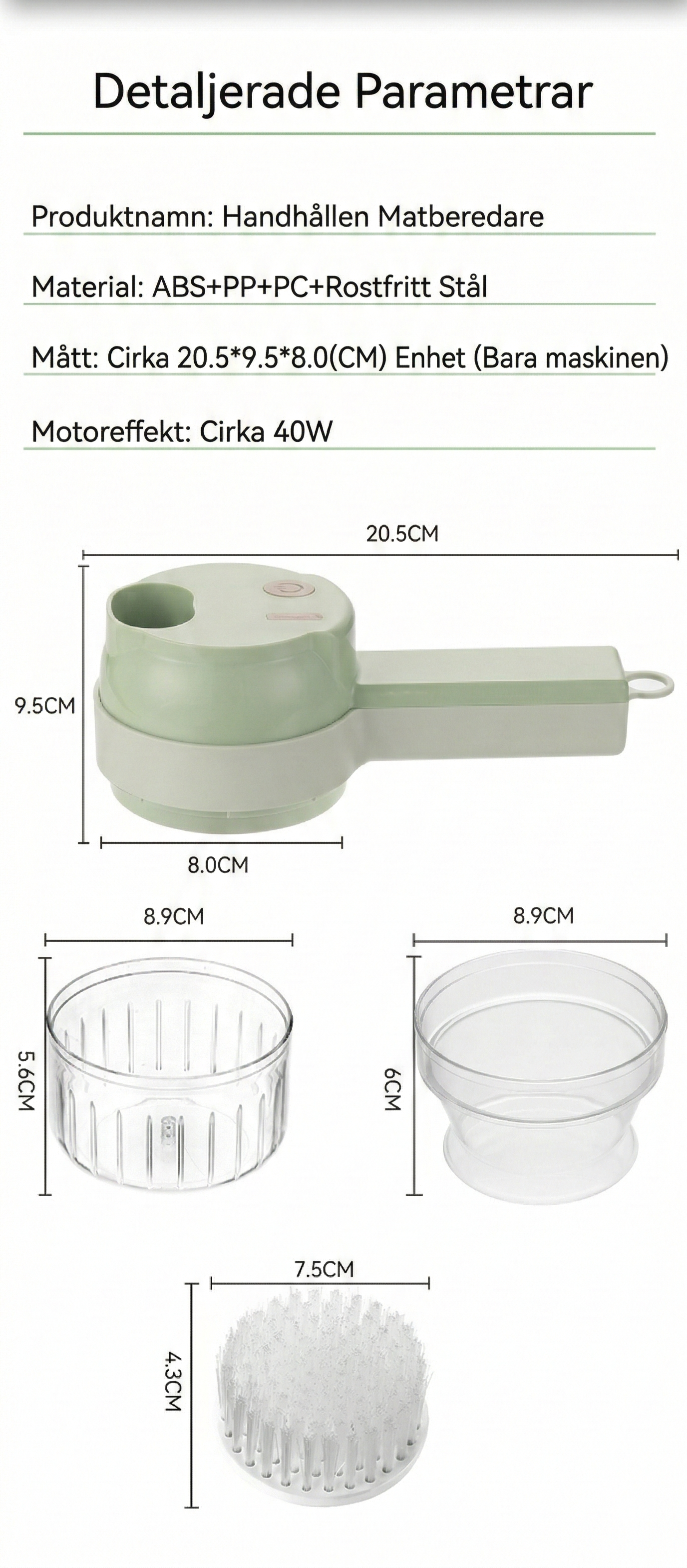 QuickPrep™ – Trådlös hackare, skivare och diskborste i ett