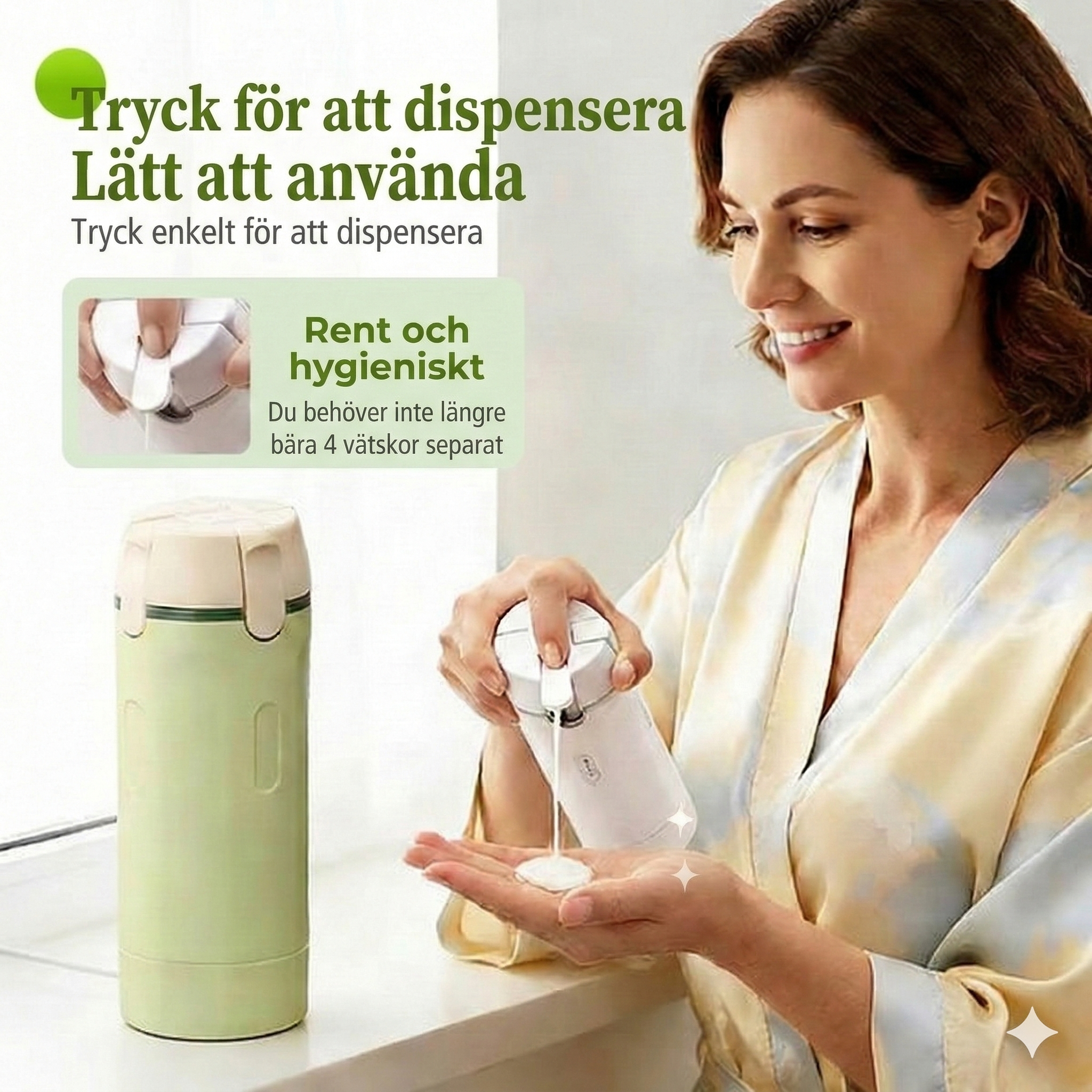 TravelPump 4 i 1 Reseflaska F r Dina Favoriter KONTXA travelpump-4-i-1-reseflaska-f-r-dina-favoriter-kontxa