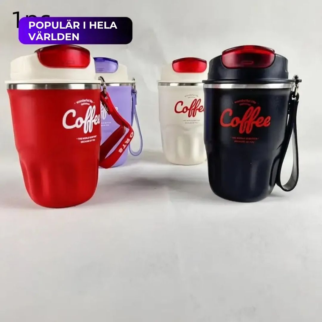 BrewGo – Varmt kaffe utan spill på språng