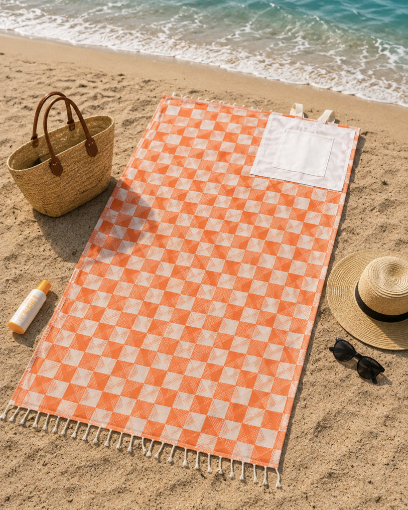 StrandKombo – Handduk och väska i ett