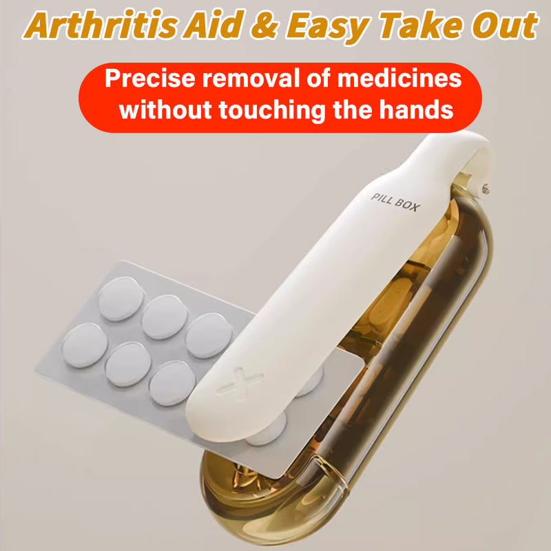 MediSlide™ – 2 IN 1Smart veckodosett med ergonomisk dragdesign