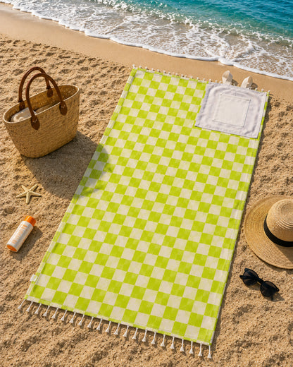 StrandKombo – Handduk och väska i ett