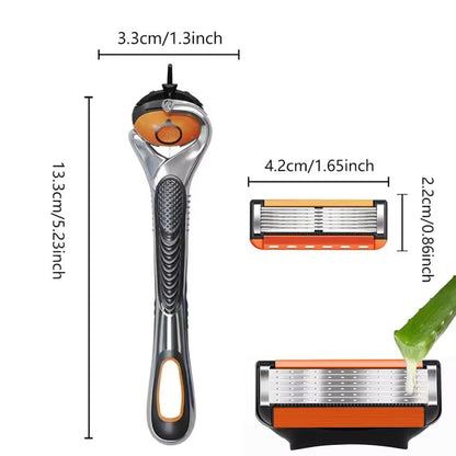 ProShave 6™ – Professionell rakhyvel med sex blad