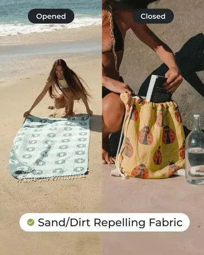 StrandKombo – Handduk och väska i ett