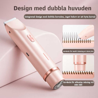 DualTrim Pro™ – 2-i-1 smärtfri hårtrimmer för bikinilinjen