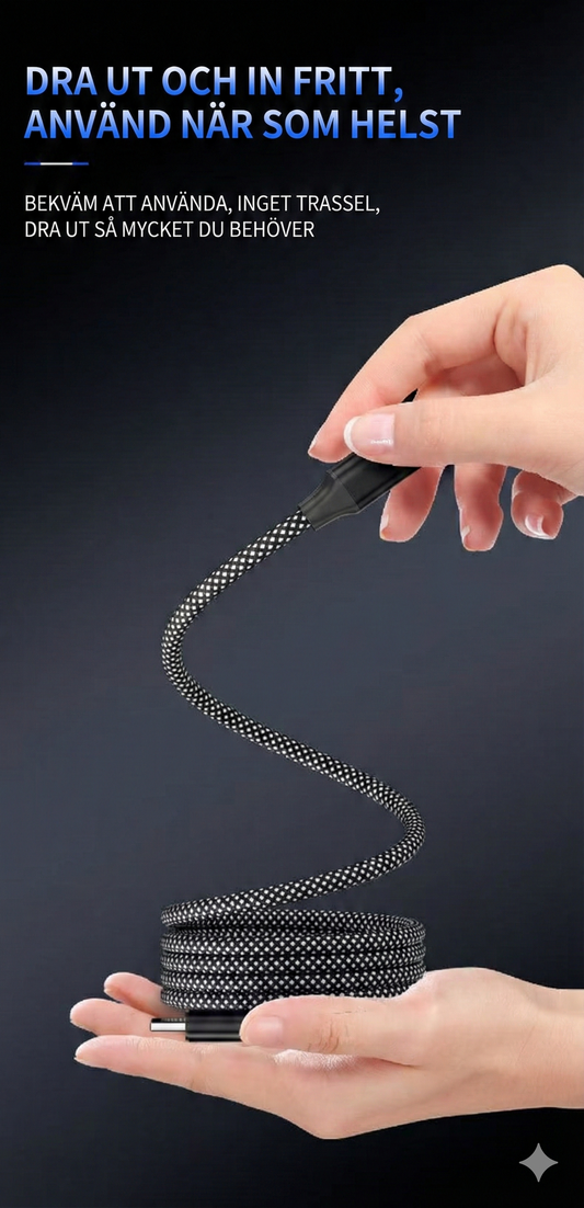 MagCord™ – Trasselfri snabbladdning med magnetisk design
