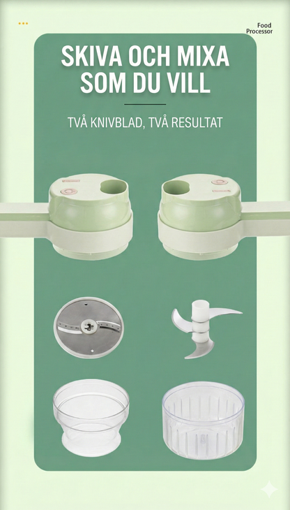 QuickPrep™ – Trådlös hackare, skivare och diskborste i ett