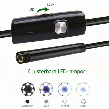 EndoView™ – 3-i-1 inspektion med formbar HD-kamera