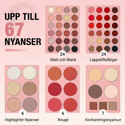 GlamBook™ – Din kompletta makeupstudio i fickformat