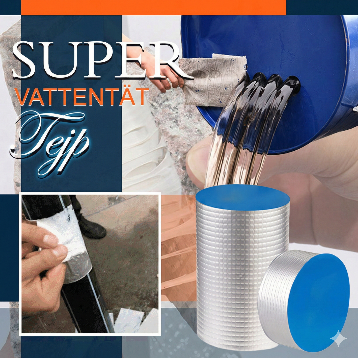 TitanTape™ – Vattentät och extremt tålig reparationstejp