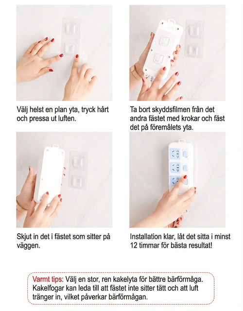 SmartSlide™ – Fäst grenuttag och teknik utan hål