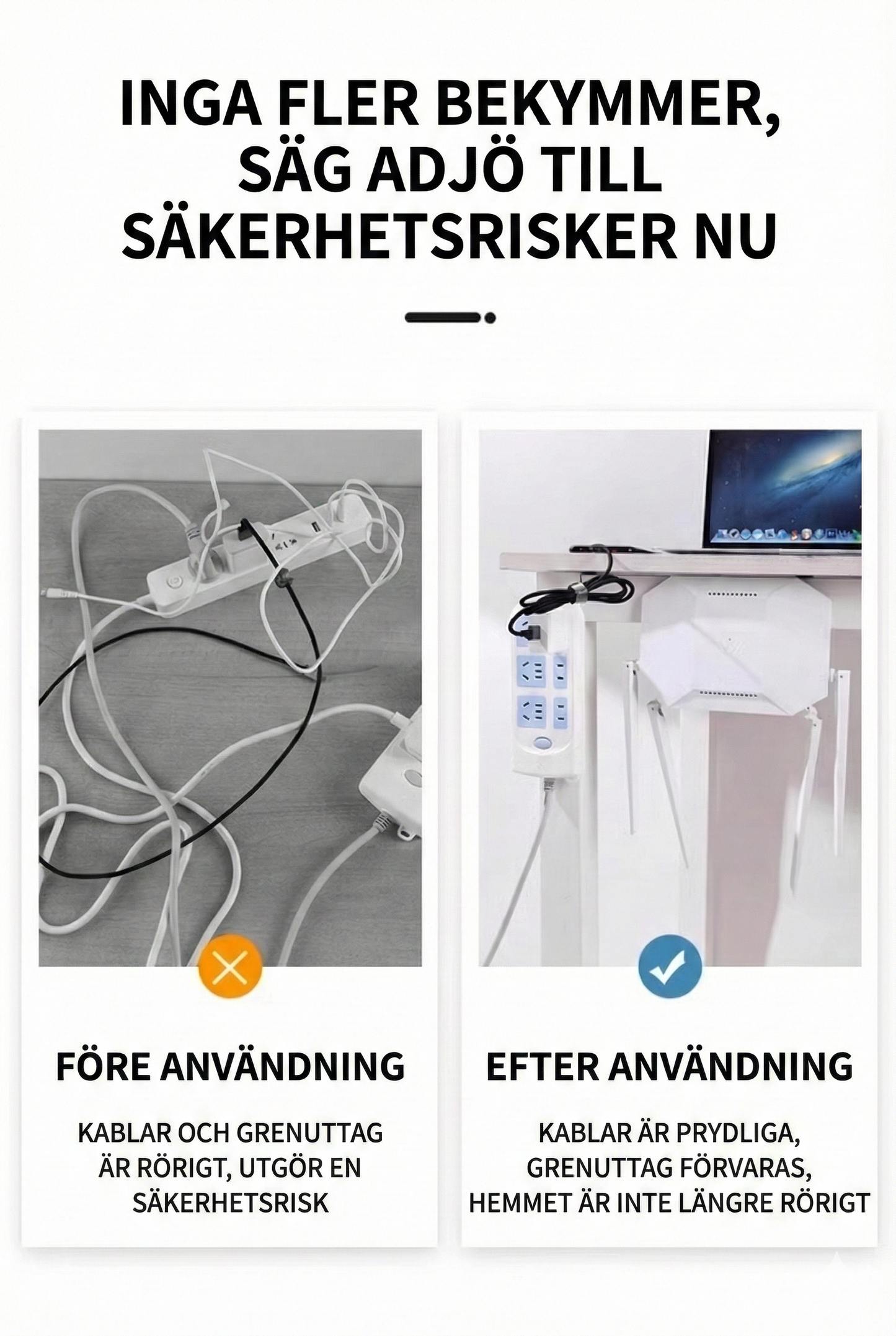 SmartSlide™ – Fäst grenuttag och teknik utan hål