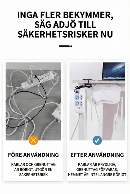 SmartSlide™ – Fäst grenuttag och teknik utan hål