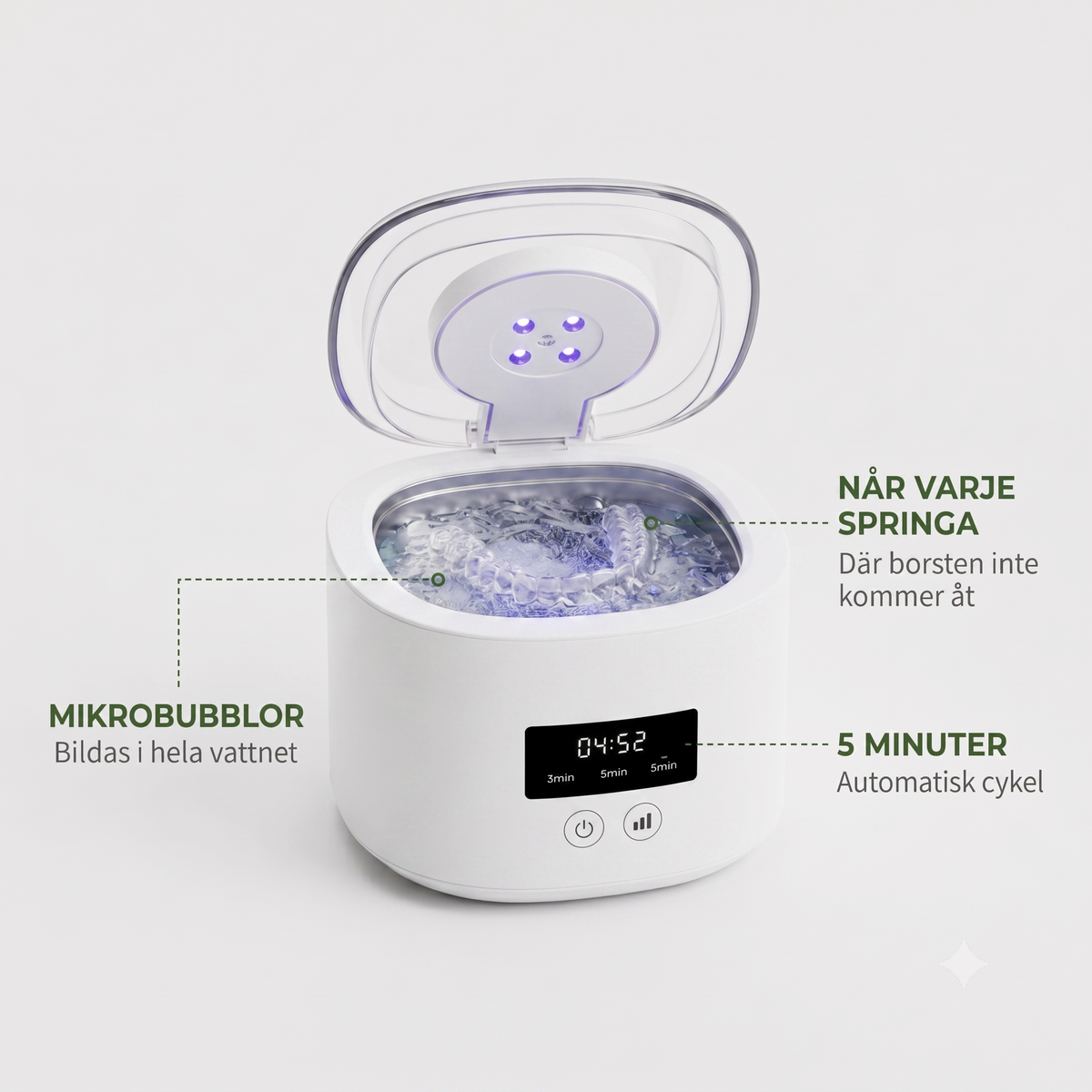 SonicClean – Djuprengöring på 5 minuter