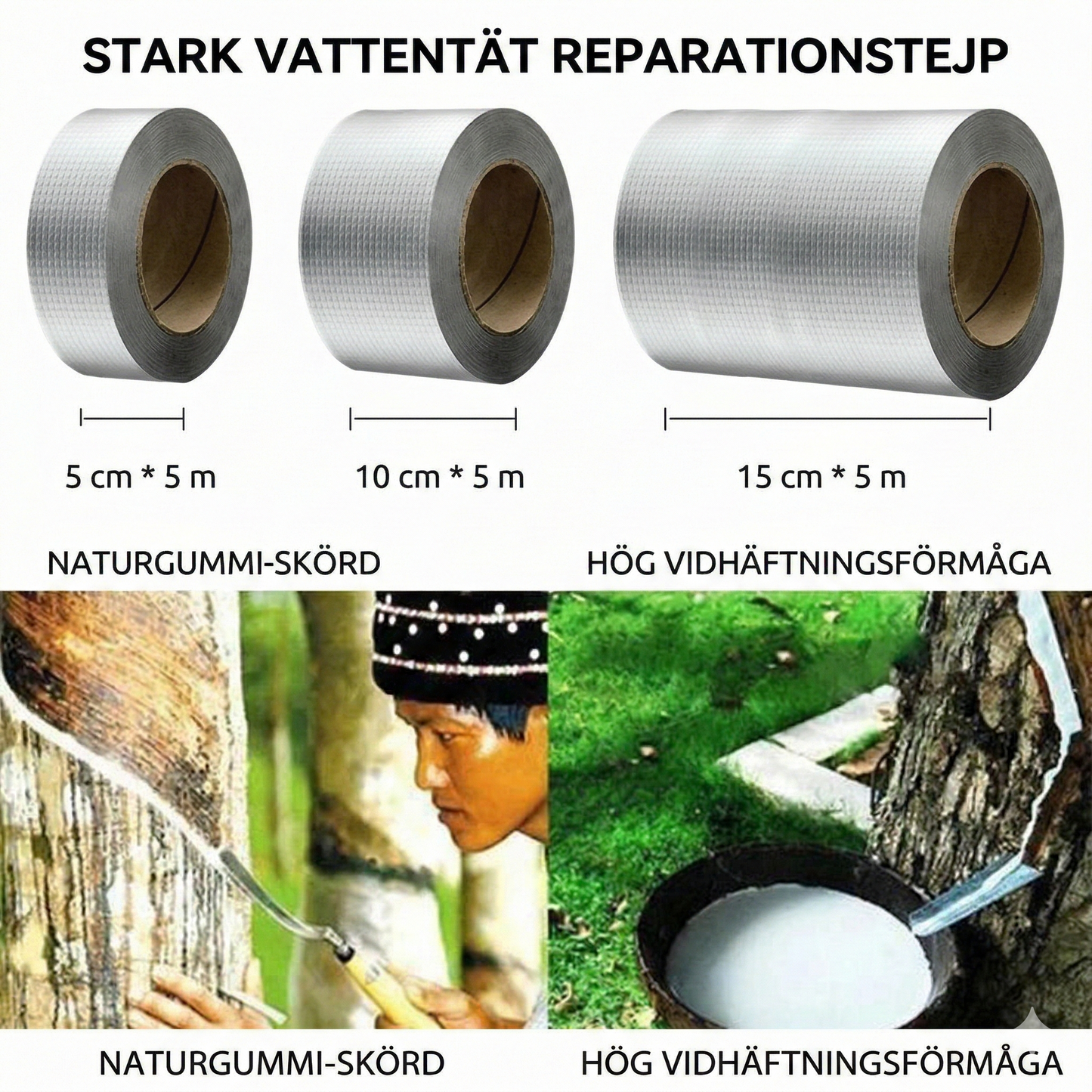 TitanTape™ – Vattentät och extremt tålig reparationstejp
