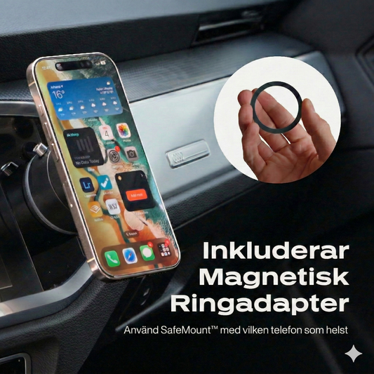 SafeMount™ – Släpp oron över skakiga mobilhållare