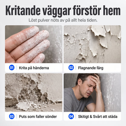 VäggRäddaren – Stoppa smulande och dammiga väggar