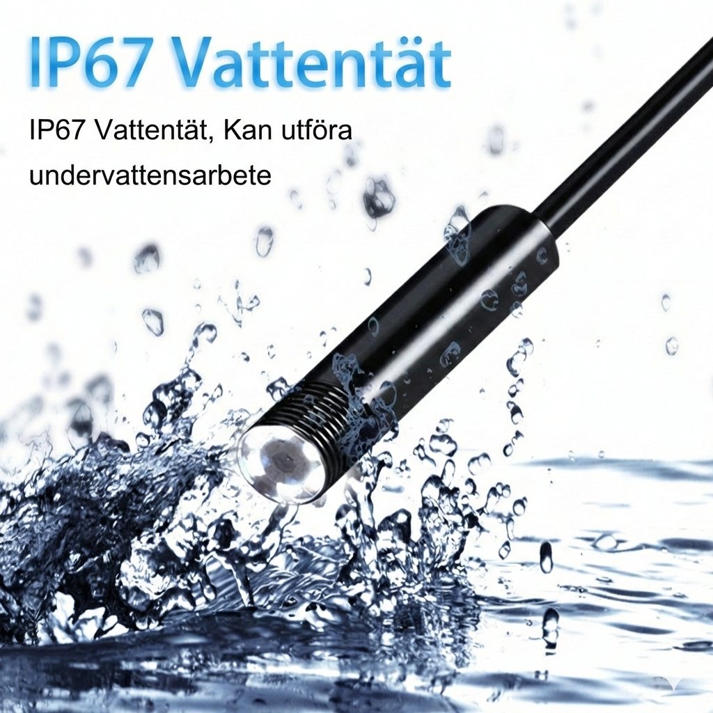 EndoView™ – 3-i-1 inspektion med formbar HD-kamera