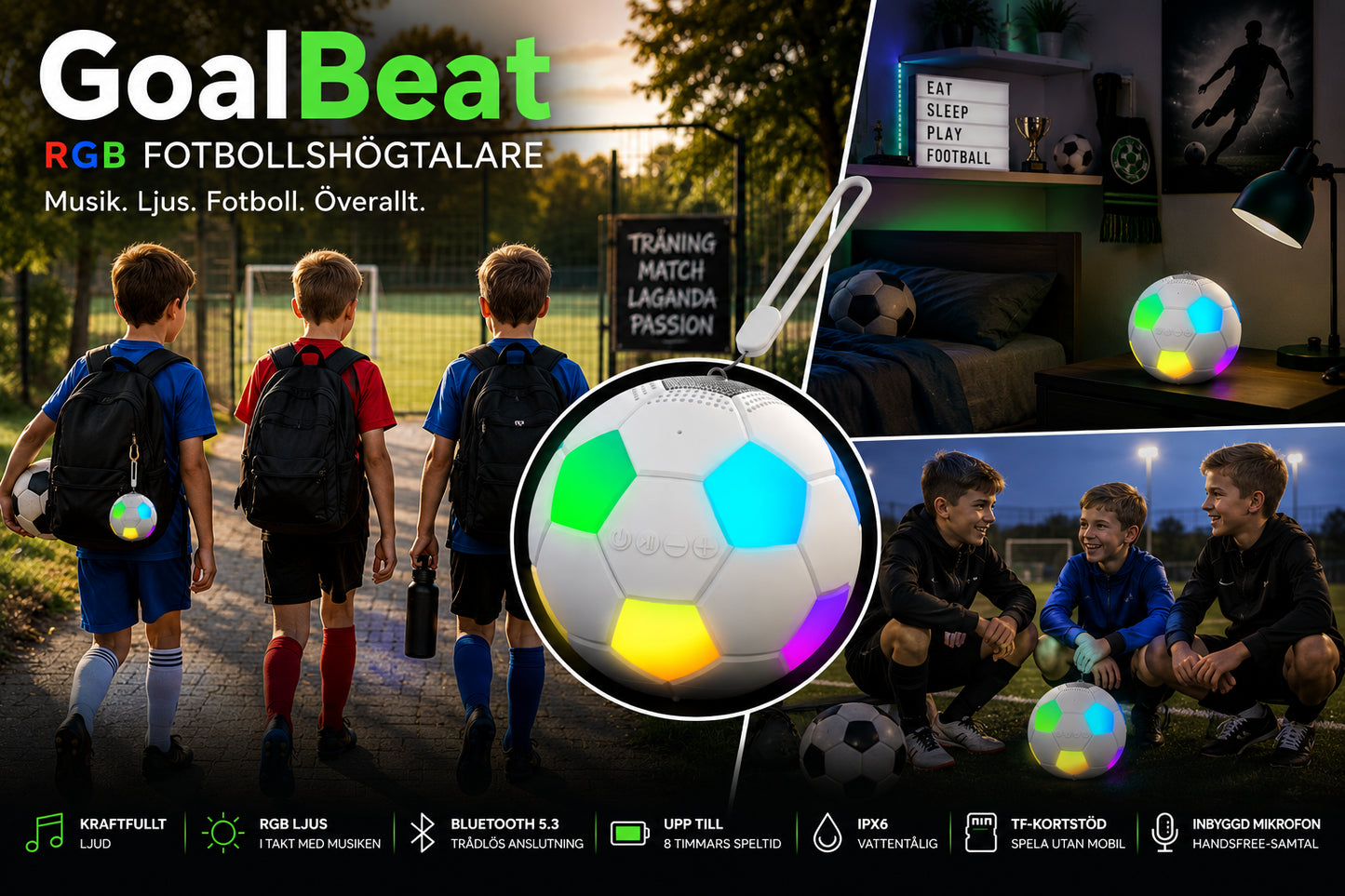 LjusBoll – Ljus och ljud i ett