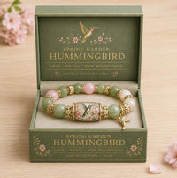 Spring garden hummingbird