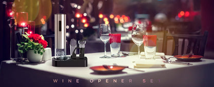 VinoMaster™ – 6-i-1 elektrisk vinöppnare & set