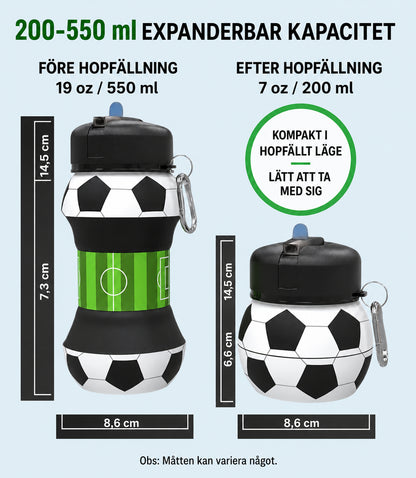 FlexBoll – Hopfällbar sportflaska