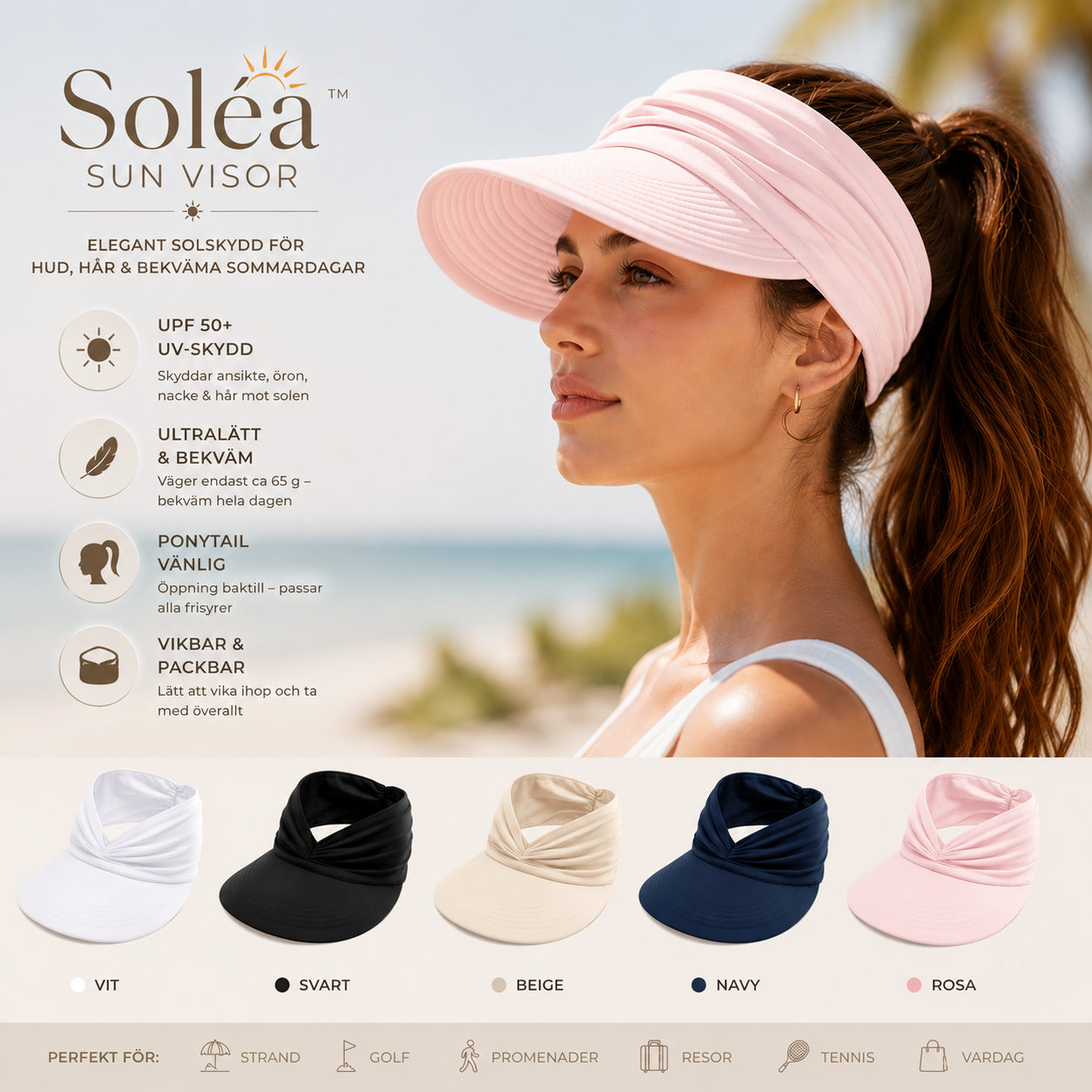 SolVisir – Elegant solskydd för varma dagar
