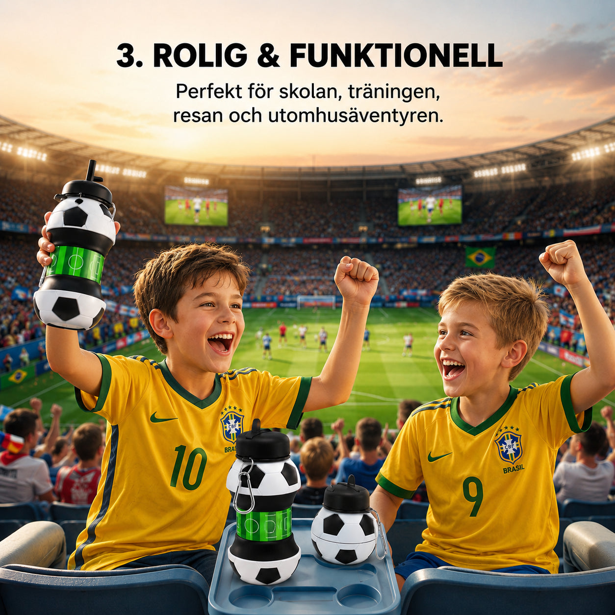 FlexBoll – Hopfällbar sportflaska
