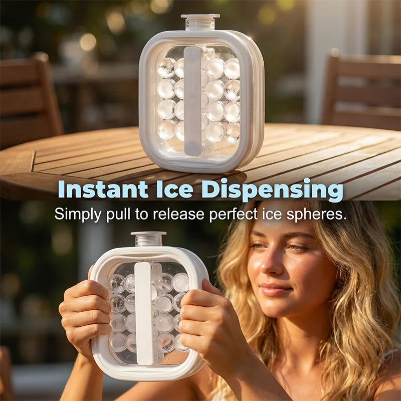IsFlaska – Smart 2-i-1 isform för perfekta iskulor utan spill