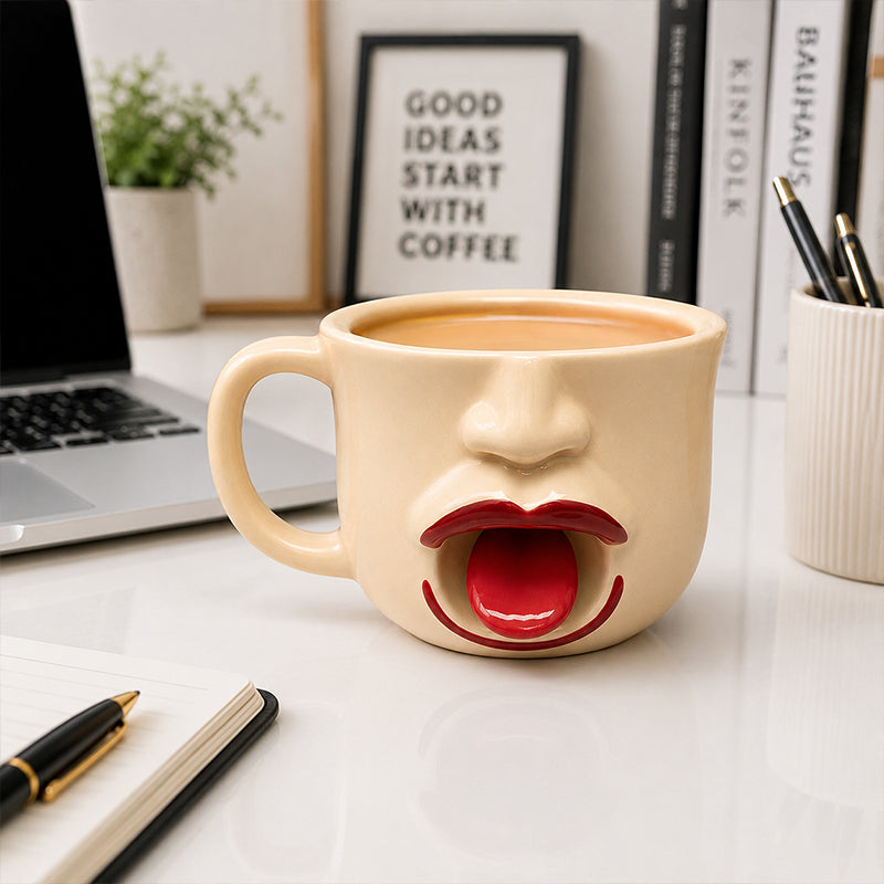 SkrattMugg – Kaffe med ett leende