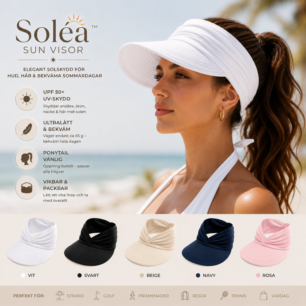 SolVisir – Elegant solskydd för varma dagar